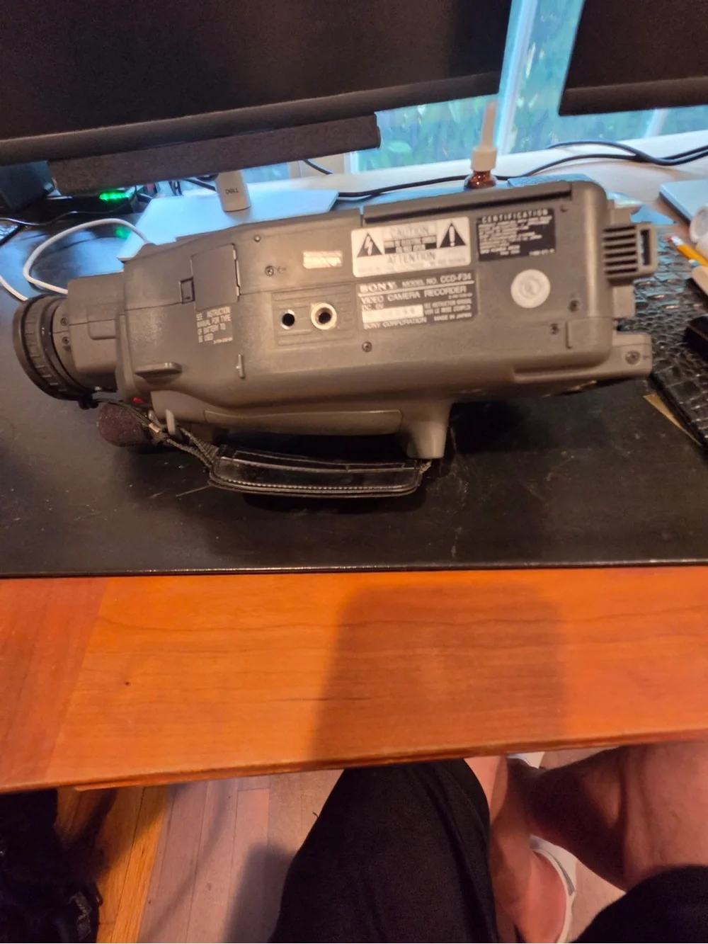 Sony Gray Handheld Video Camcorder with Black Strap